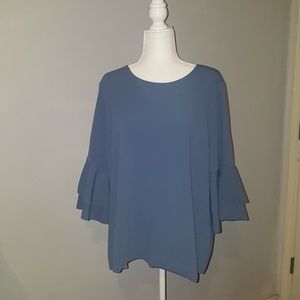 Bell sleeve top